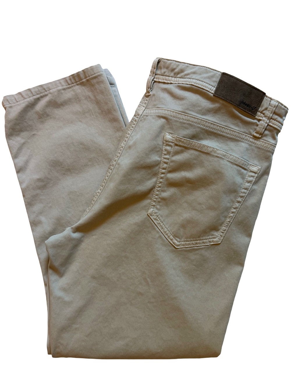 Johnnie O Carmel Stone Straight Leg Stretch Classic Chinos Khakis Men’s 34W 30L